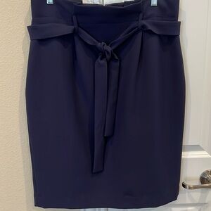 Liz Claiborne Career Skirt-Navy Blue